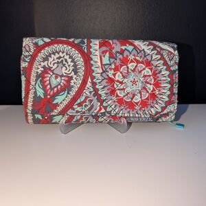 Waverly Paisley Quilted Cloth Wallet